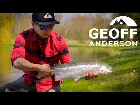Pürshfiskeri efter regnbueørred
