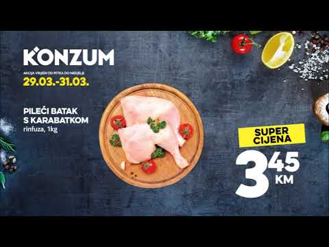 Vikend akcija u Konzumu! 29.03.-31.03.2019.