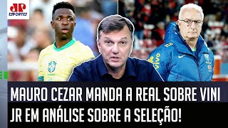 ‘Essa é a grande questão, gente: o Vinicius Júnior não está pronto para…’; Mauro Cezar fala da Seleção