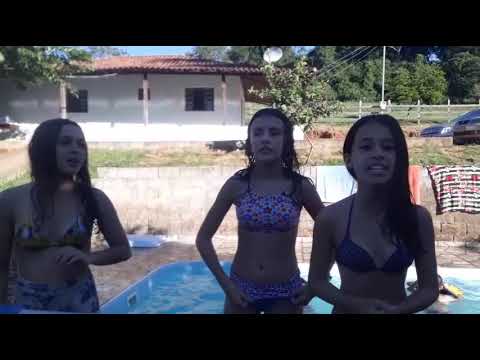 Vlog na piscina/desafio na piscina 