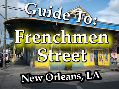Reiseführer zur Frenchmen Street, New Orleans