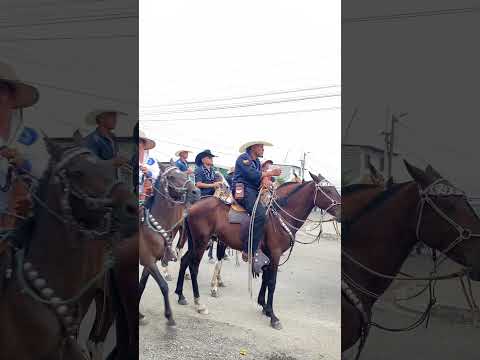 Cabalgata Hípica Guayas Ecuador Isidro Ayora #caballos #caballocriollocolombiano #caballosdepaso