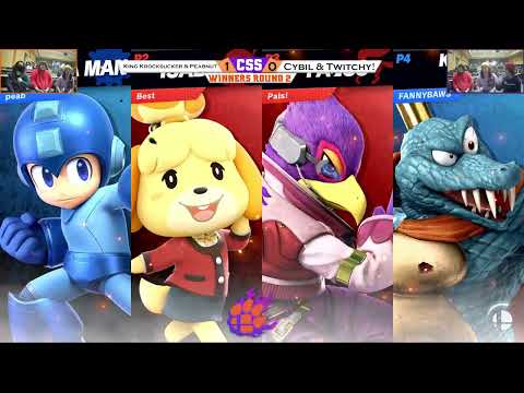 CSS 38 Doubles - WQ - Peabnut & Krocksucker (Mega Man/KKR) vs. Twitchy! & Cybil (Isa/Falco) - SSBU