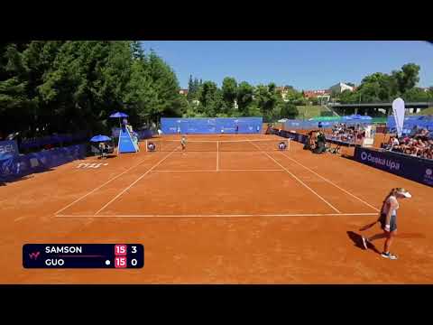 Laura Samson (CZE) vs Hanyu Guo [7] (CHN) // 6-4 6-1 // W75 Ceska Lipa // Semi-final