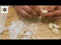 Garlic Clove Peeling Reverse World Satisfying