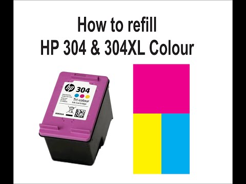 Hewlett Packard (HP) HP 304 Tri-color (N9K05AE) Rašalinė kasetė, CMY video
