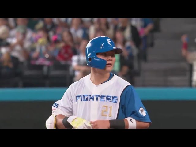 【1回裏】ファイターズ・清宮幸太郎 センターへの先制タイムリー2ベースヒット!!  2024年7月28日 北海道日本ハムファイターズ 対 埼玉西武ライオンズ