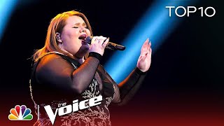 MaKenzie Thomas Performs "Because You Loved Me" - The Voice 2018 Live Top 10 Performances