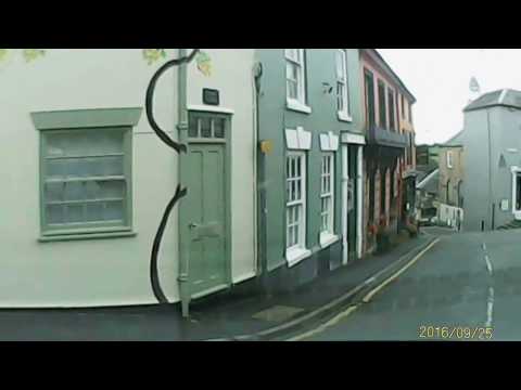 Driving in Bishops Castle.