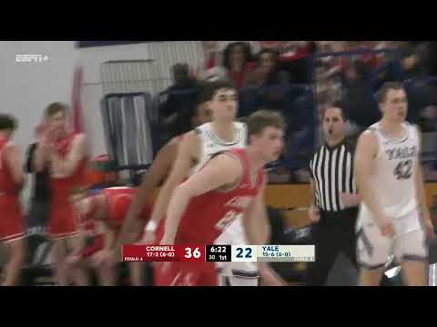 HIGHLIGHTS: Cornell Men's Basketball at Yale - 2/10/2024