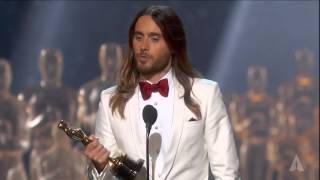 Video trailer för Jared Leto winning Best Supporting Actor | 86th Oscars (2014)