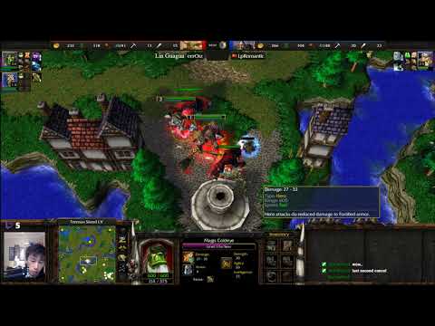 Lin Guagua (Orc) vs Romantic (HU) - WarCraft 3 - Recommended - WC3087