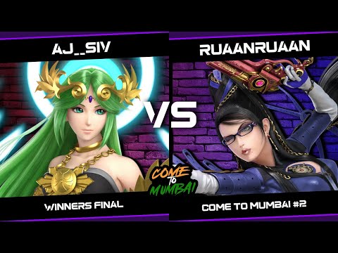 aj__siv (Palutena) vs RuaanRuaan (Bayonetta/Mii Brawler) - Come to Mumbai #2 - Winners Finals