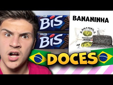 Brazilian Sweets are Weird BUT Tasty ! |🇬🇧UK Reaction