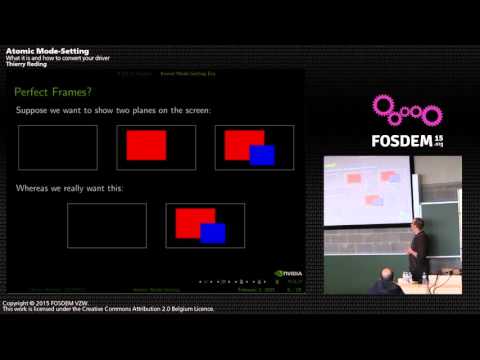 FOSDEM 2015 - Developer Room - Graphics - Kms Atomic