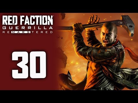 Red Faction Guerrilla Re-mars-tered playthrough pt30 - More Turret Destruction