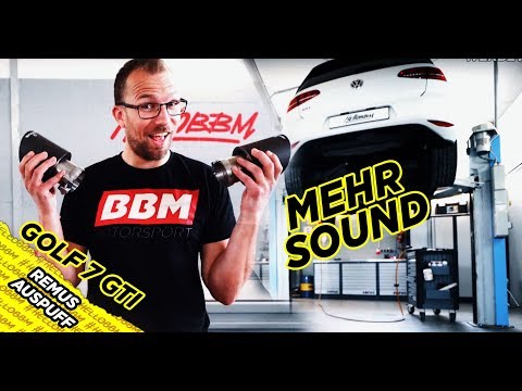 Remus exhaust system for the VW Golf 7 GTI - BBM Motorsport