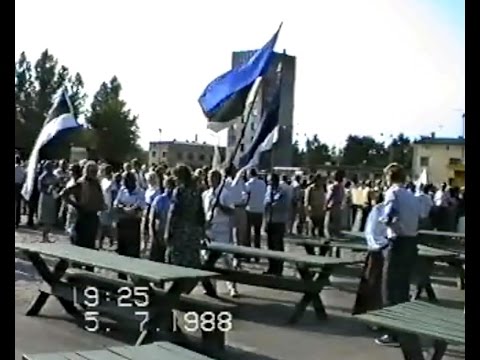 Rahvarinne Viljandi 1988 osa1