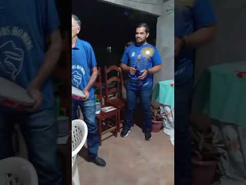 momento de apresentação dos Missionários da família Calvariana. Floresta do Araguaia. T. H. 29/07/26