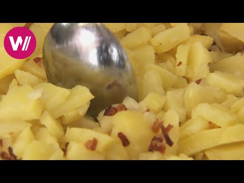 Kartoffelsalat mit Speck - von Oma!