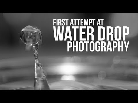Water Drop Photography | First Attempt