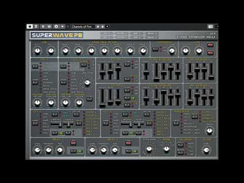 Synth [016] - Superwave p8 Free VST Preset Demo (64bit)