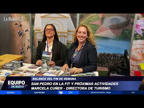 Resumen de la actividad turistica del fin de semana