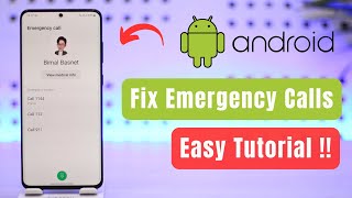 How to Fix Android Emergency Calls Only !