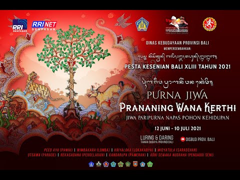 PKB XLIII 2021: GONG KEBYAR WANITA DUTA KABUPATEN GIANYAR, KABUPATEN JEMBRANA, KABUPATEN BADUNG