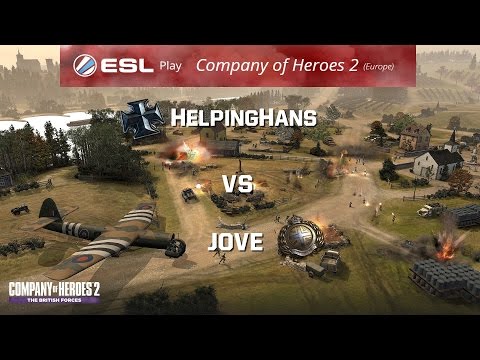 CoH2 - ESL Kickoff Hans vs Jove Finals