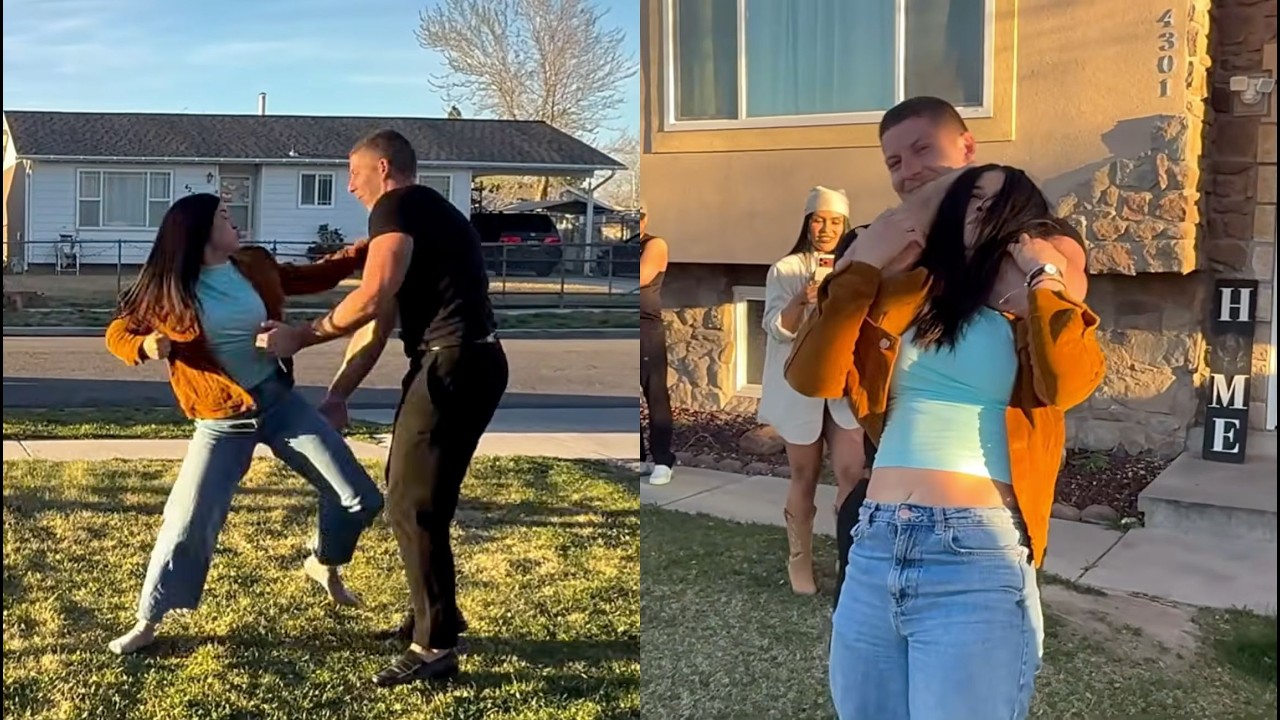 Mujer campeona de artes marciales es derrotada por un hombre débil