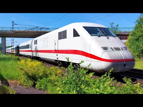 Züge schnell und nah! Juni 2023- Trains fast and close!  ICE, Vectron, Smartron etc.
