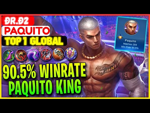 90.5% WinRate Paquito King - Top 1 Global Paquito Ðr.ð2 - Mobile Legends