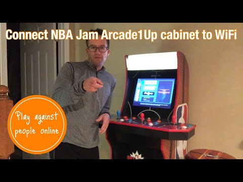 Dad Connects NBA Jam Arcade1Up Cabinet to WiFi