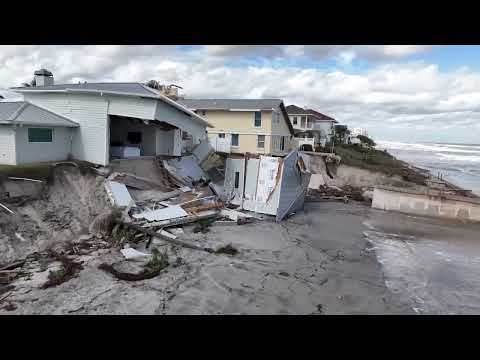 Daytona Beach / Volusia County FL Drone Footage Catastrophic Aftermath Damage  - 11/11/2022