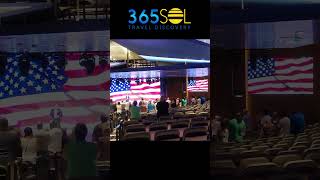 Entering Grand Spectrum Theater on Carnival Celebration  | Carnival Cruise Lines Cruise