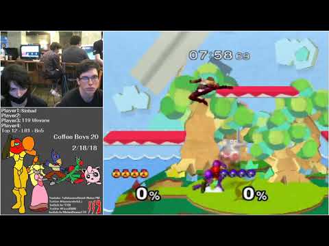 CB 2/18/18 - Melee Singles - Sinbad (Sheik) Vs. 119 | Wevans (Samus) - Top 12 LR1