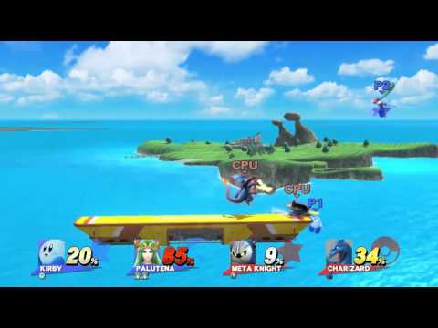 2 vs. 2 Team Battle: Kirby combos and Palutena killing everything!