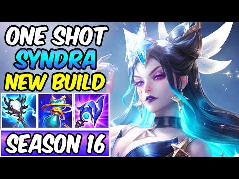 NEW BUILD - SEASON 16 SYNDRA MID ONE-SHOT NEW ITEMS | Syndra Build & Runes S16 | League of Legends