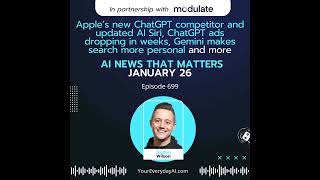 Apple’s new ChatGPT competitor and updated AI Siri, ChatGPT ads dropping in weeks, Gemini makes s...