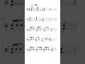 🥁 Military March - Drum Sight Reading Practice