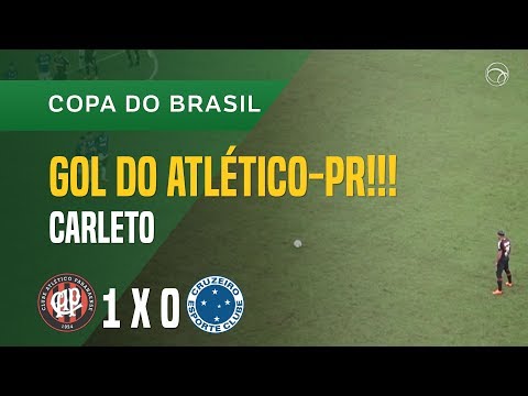 GOL (CARLETO) - ATLÉTICO-PR - CRUZEIRO - 16/05 - COPA DO BRASIL 2018