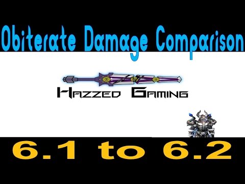 Frost DK PvP - Comparison 6.1 to 6.2 - Obliterate Damage