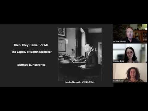 Then They Came For Me: The Legacy of Martin Niemöller