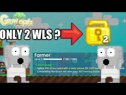 GROWTOPIA SPLICE 200 SEEDS ABOVE 20 RARITY QUEST (WITH ONLY 2WLS)
