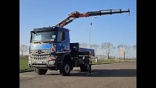 Camion plateau Mercedes-Benz AROCS 1851 4X4 ATLAS 190 4X HYD | Image 4 - Autoline