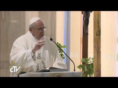 HOMILIA DO PAPA FRANCISCO - 15/05/2014- Dublado pela Pascom Lapa-SP