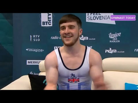 Top 3 in Men's Floor Exercise Event Final - 2022 Koper Gymnastics World Challenge Cup