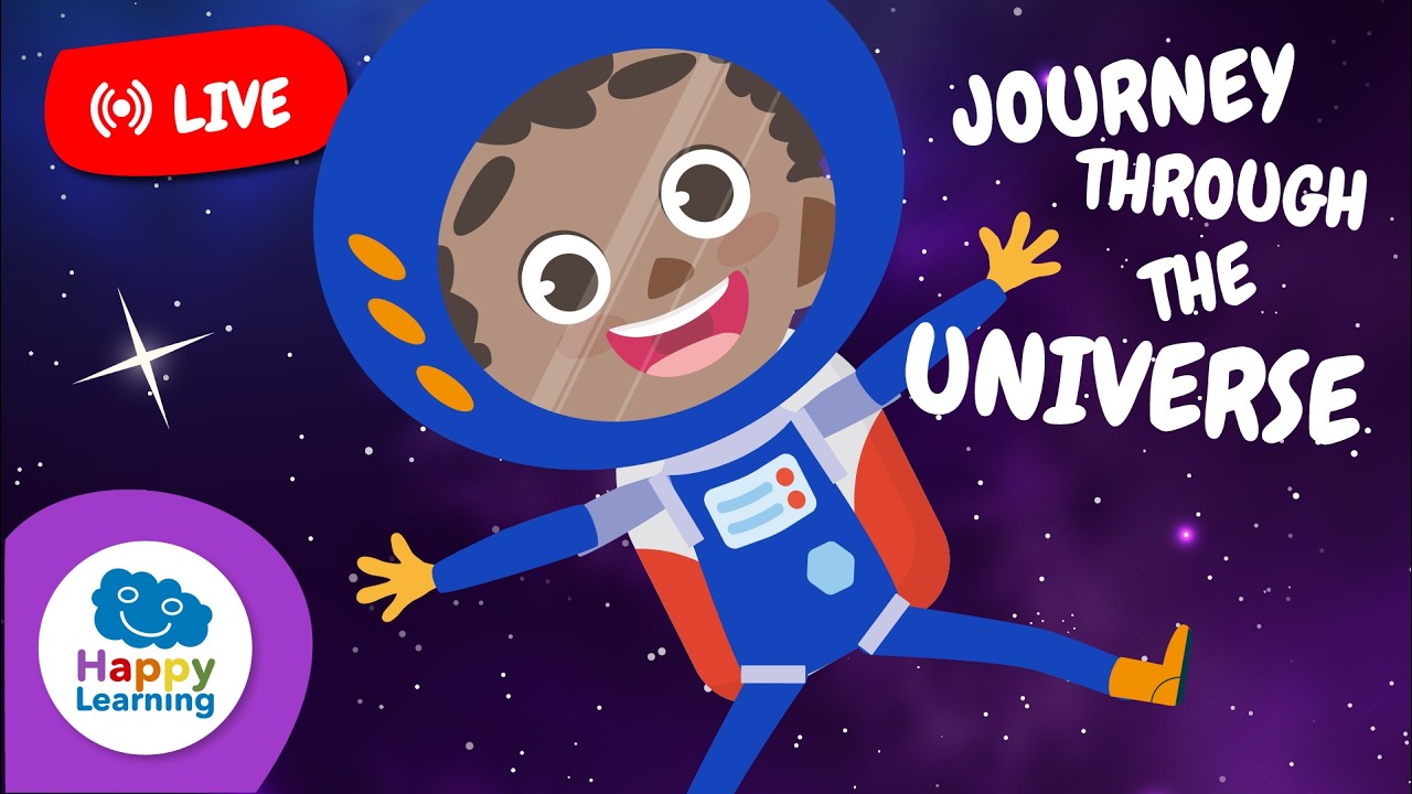 LIVE. 🚀✨ WHAT IS HIDING IN SPACE? | Educational Videos for Children | @HappyLearningEN