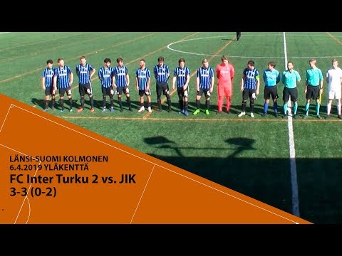 Länsi-Suomi Kolmonen FC Inter Turku vs. JIK 6.4.2019 Turku 3-3 (0-2)